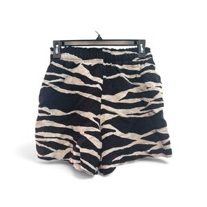 Vintage Vibes H&M Athletic Zebra Print Shorts-XS